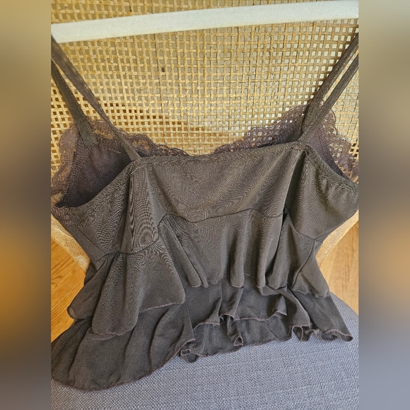 No Name lacy cami in brown NWOT - Picture 2 of 8